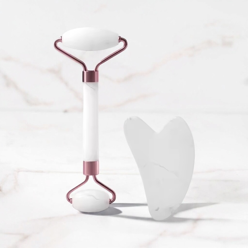 Duo Roller & Gua Sha Visage – Massage Beauté Raffermissant