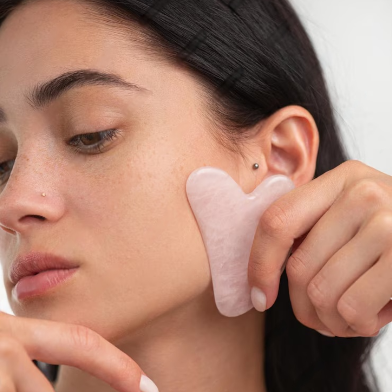 Duo Roller & Gua Sha Visage – Massage Beauté Raffermissant