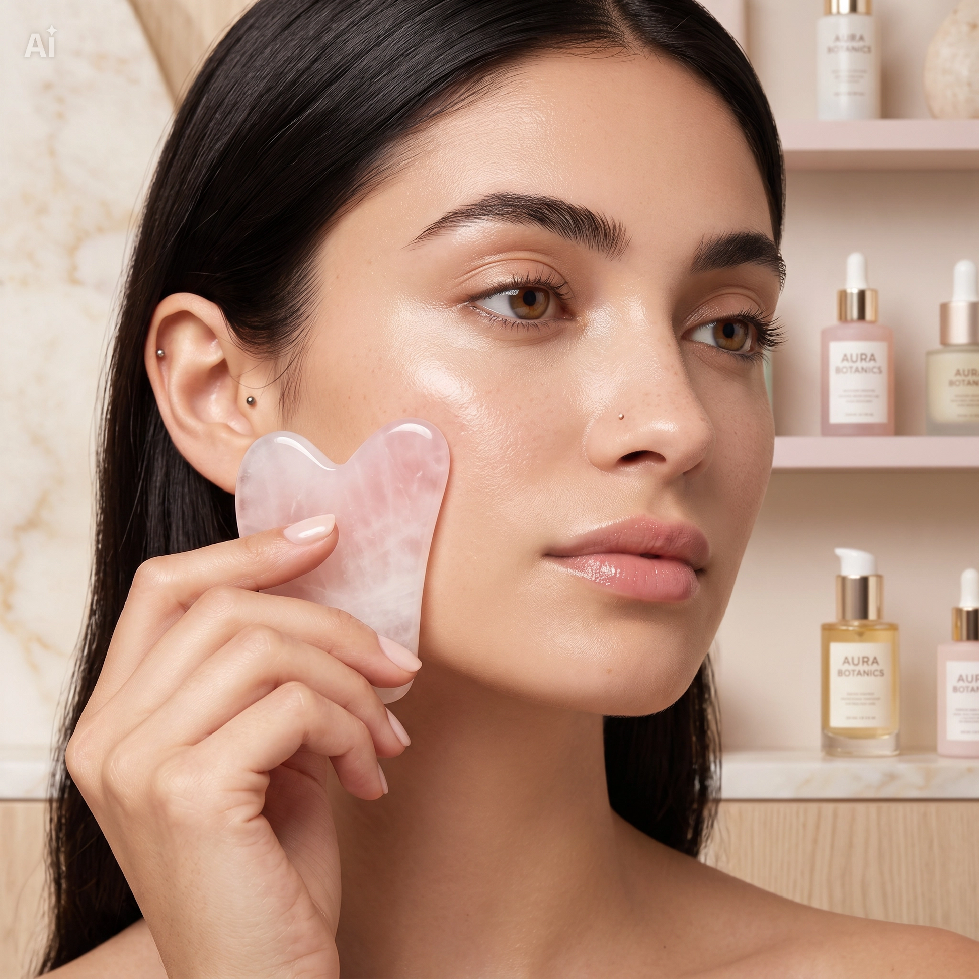 Duo Roller & Gua Sha – Sculptez votre visage en 10 minutes par jour