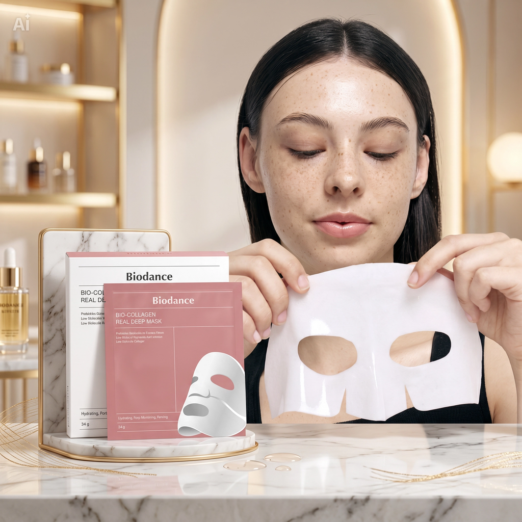 Masque Visage Collagène – Hydratation Intense & Éclat en 20 Minutes