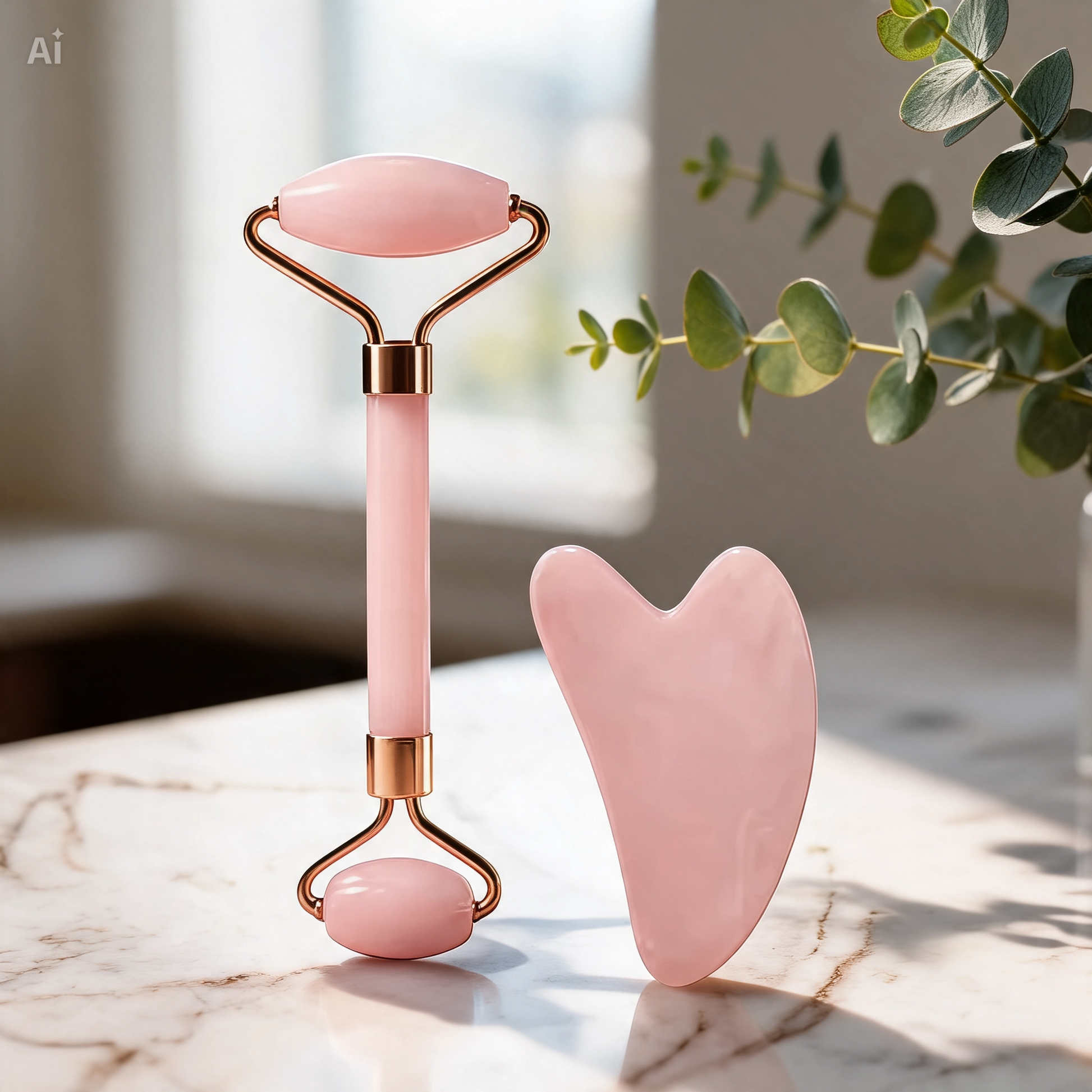 Duo Roller & Gua Sha – Sculptez votre visage en 10 minutes par jour